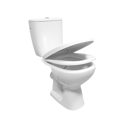 Cersanit K667-052 - Стояща тоалетна с тоалетна седалка ARTECO керамика/бял
