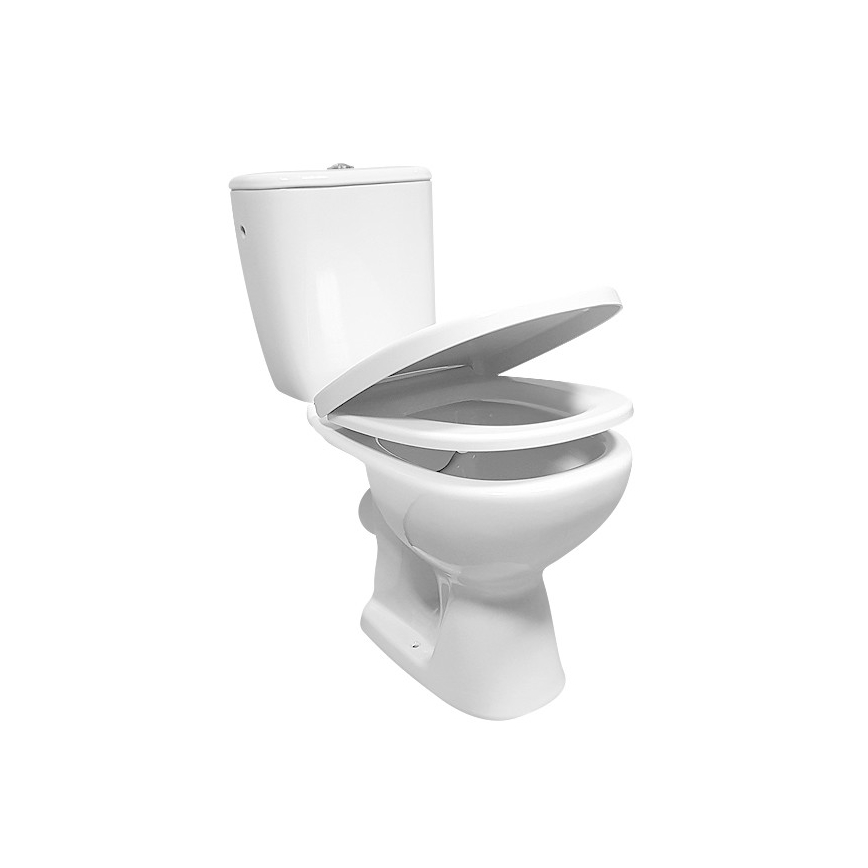 Cersanit K667-052 - Стояща тоалетна с тоалетна седалка ARTECO керамика/бял