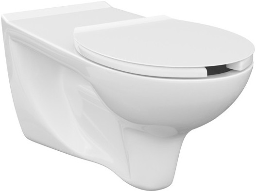 Cersanit K670-002 - Безбариерен висящ тоалетна ETIUDA керамика/бял