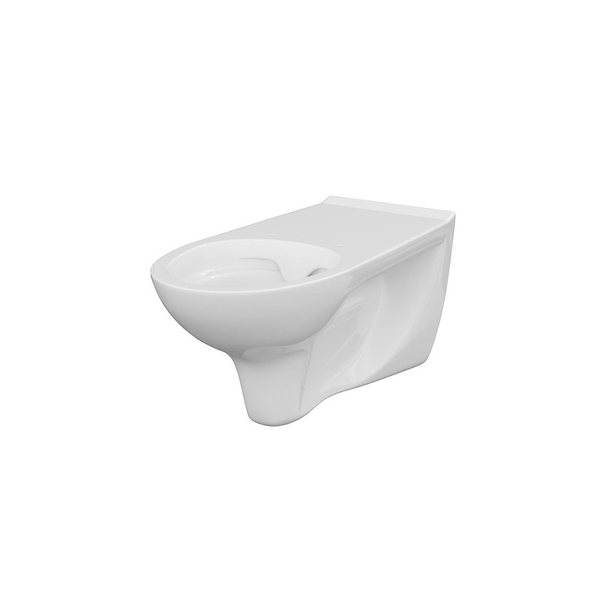 Cersanit K670-002 - Безбариерен висящ тоалетна ETIUDA керамика/бял