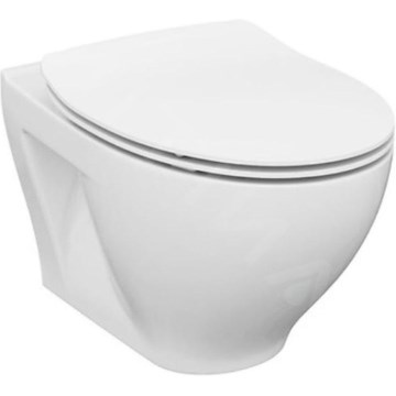 Cersanit K701-147 - Висяща тоалетна с капак SAVIO керамика/бял