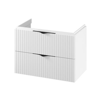 Cersanit S1015-004 - Закачен шкаф за баня под умивалник TIRSO 80x55x45 см бял