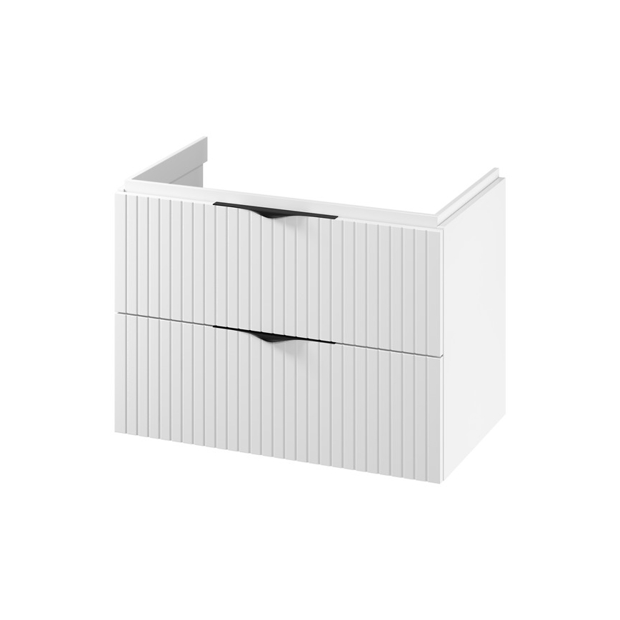 Cersanit S1015-004 - Закачен шкаф за баня под умивалник TIRSO 80x55x45 см бял