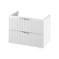 Cersanit S1015-004 - Закачен шкаф за баня под умивалник TIRSO 80x55x45 см бял