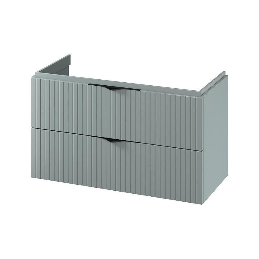 Cersanit S1015-012 - Висящ шкаф за баня под мивка TIRSO 100x45 см в цвят мента