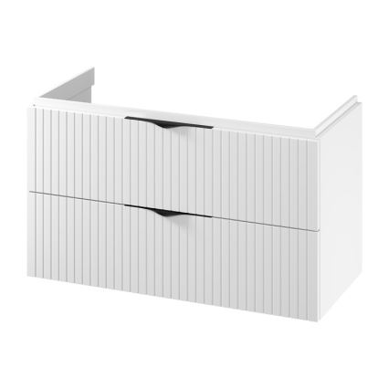 Cersanit S1015-014  - Висящ шкаф за баня под мивка TIRSO 100x55x45 cm бял