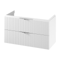 Cersanit S1015-014  - Висящ шкаф за баня под мивка TIRSO 100x55x45 cm бял