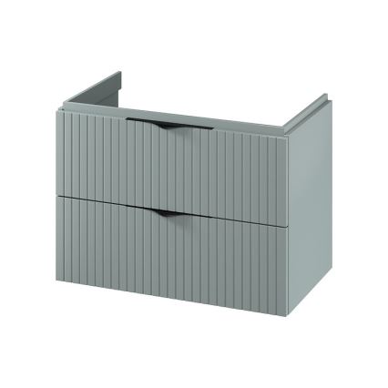 Cersanit S1017-001 - Стенен шкаф под мивка TIRSO 80x55x45 см в ментов цвят