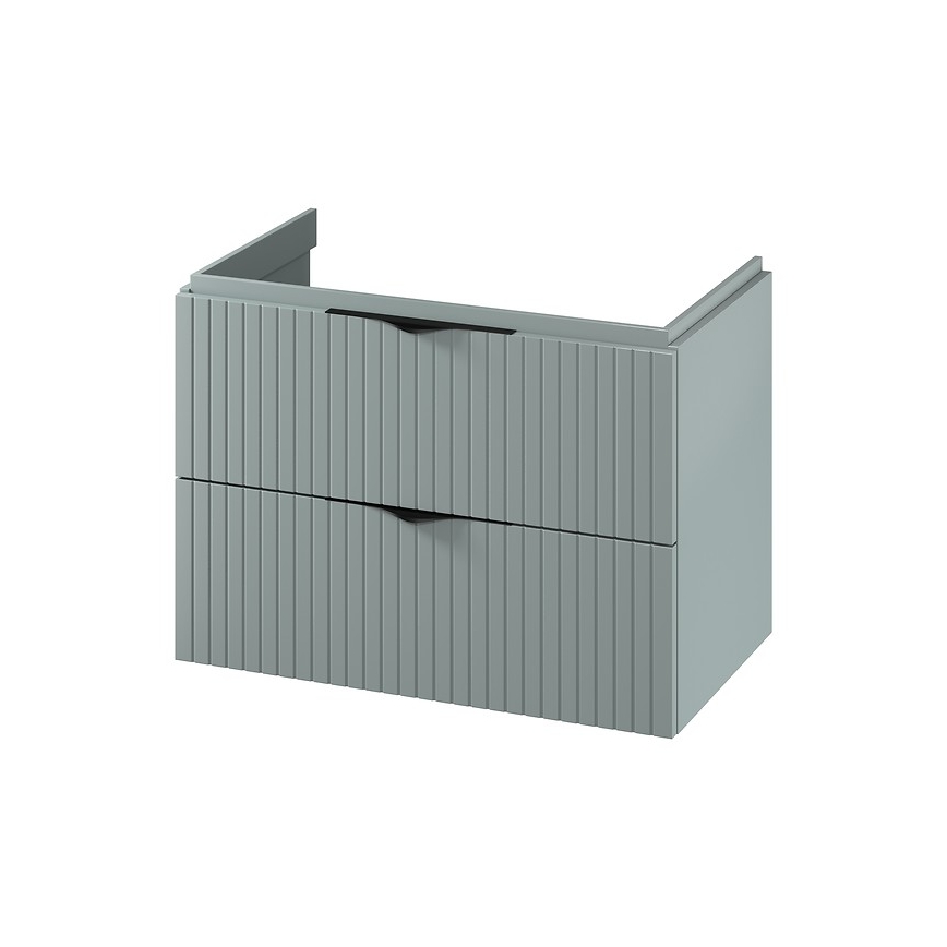 Cersanit S1017-001 - Висящ шкаф за баня под мивка TIRSO 80x45 cm в ментов цвят