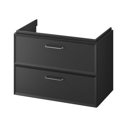Cersanit S1017-003 - Висящ шкаф за баня под мивка MILLE 80x55x45 cm черен