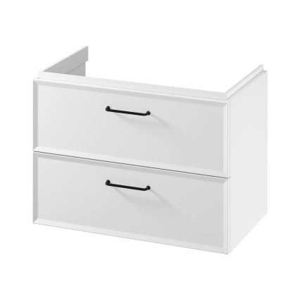 Cersanit S1021-004 - Стенен шкаф за баня под мивка MILLE 80x55x45 см бял