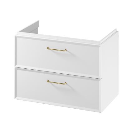 Cersanit S1021-004 - Стенен шкаф за баня под мивка MILLE 80x55x45 см бял