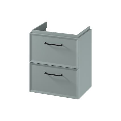 Cersanit S1021-007 - Окачен шкаф за баня под мивка MILLE SLIM 50x35 cm в цвят мента