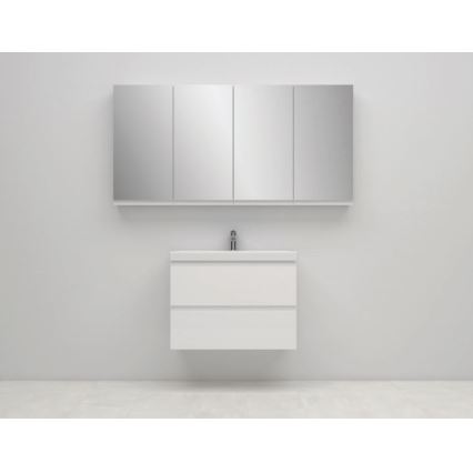 Cersanit S590-030 - Огледален шкаф за баня MEDDIE 80x40 см