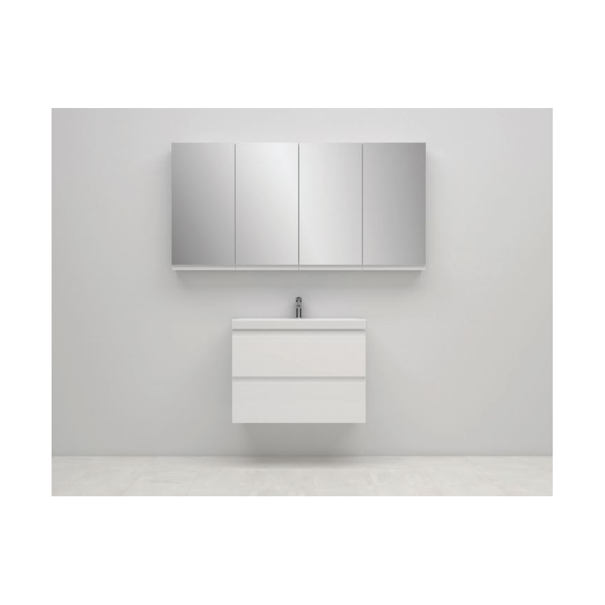 Cersanit S590-030 - Огледален шкаф за баня MEDDIE 80x40 см