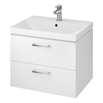Cersanit S801-142-DSM - Висящ шкаф за баня с мивка ELODY PLUS 46x60 см бял