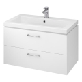 Cersanit S801-149-DSM - Стенен шкаф за баня с мивка LARA 80x46x45 cm бял