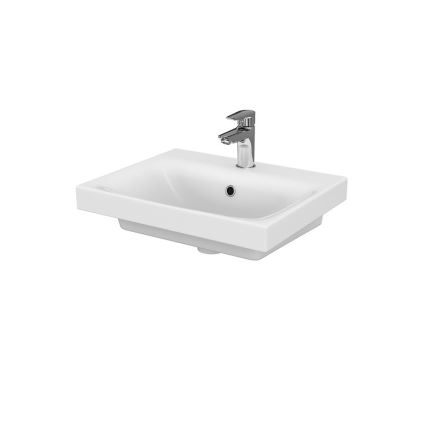 Cersanit S801-230-DSM - Закачен шкаф за баня с мивка MODUO 50x62x40 см бял