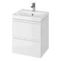 Cersanit S801-230-DSM - Висящ шкаф за баня с мивка MODUO 62x50 см бял