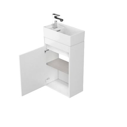 Cersanit S924-001 - Шкаф за баня под мивка BARBARA 59,3x39,2 см, бял гланц