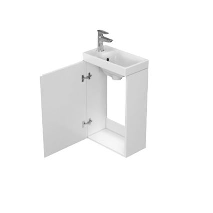 Cersanit S929-014 - Шкаф за баня под мивка MEDDIE 59x39 см, бял гланц