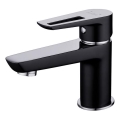 Cersanit S951-048 - Кран за мивка MILLE 13,4 см черен + сифон