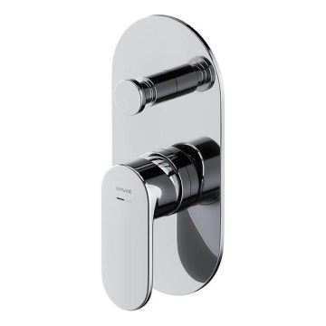 Cersanit S951-305 -Кранче за душ за скрит монтаж CREA лъскав хром