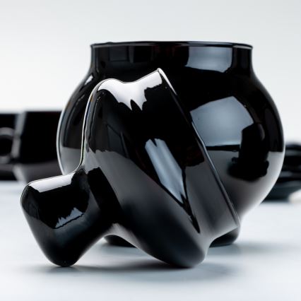 Чаен комплект черен