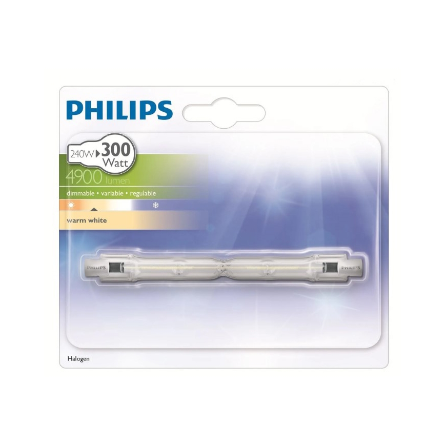 Халогенна крушка PHILIPS R7s/240W/230V 2900K - ECO HALO 118 мм