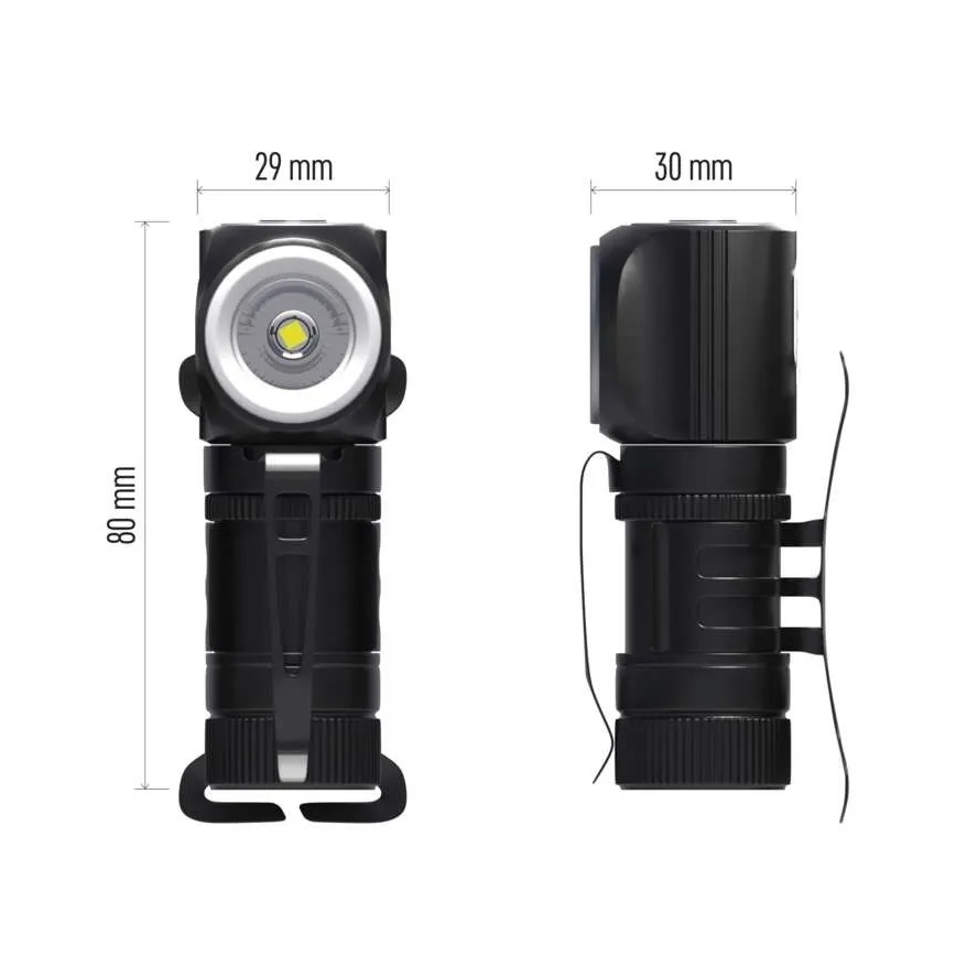 Челник с регулируема яркост и презареждаема батерия LED/800 mAh 3,7V