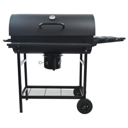 Черен грил на дървени въглища