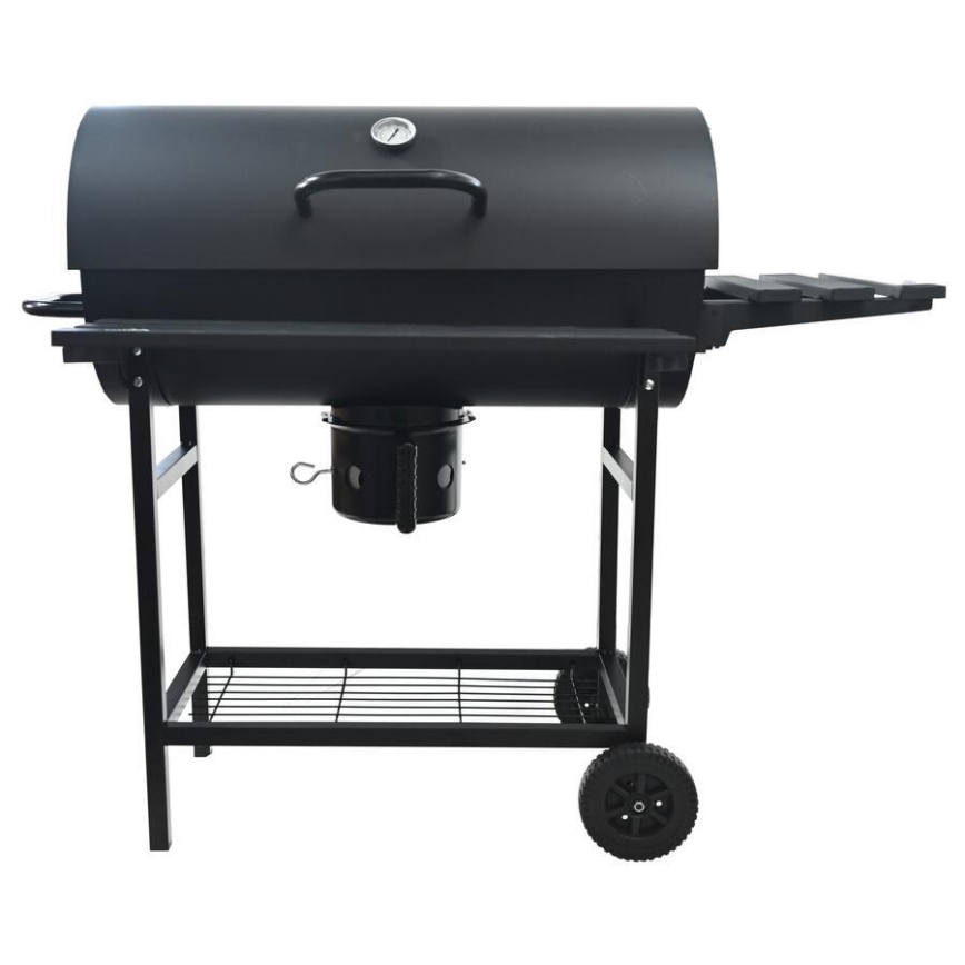 Черен грил на дървени въглища