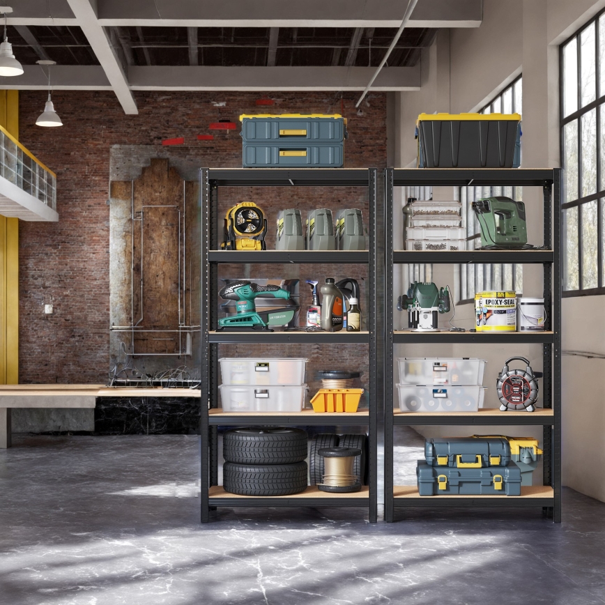 Черен стелаж ORDIFY