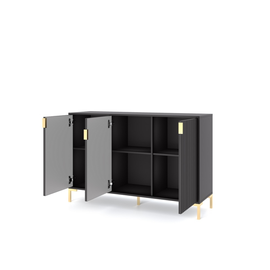 Черен комод FLOP