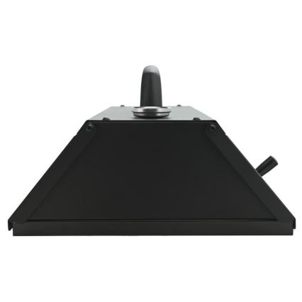 Черна пещ за пица с врата и термометър 40x35,5x21 см