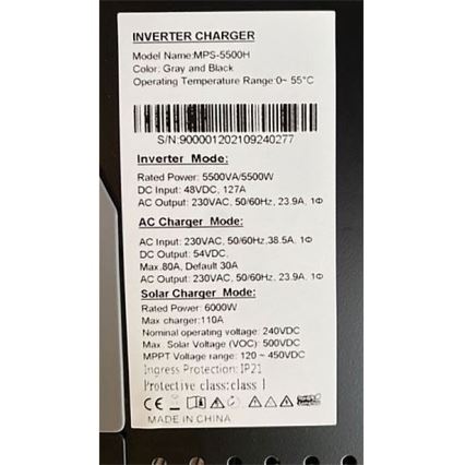 Хибриден трансформатор 6000W/48V