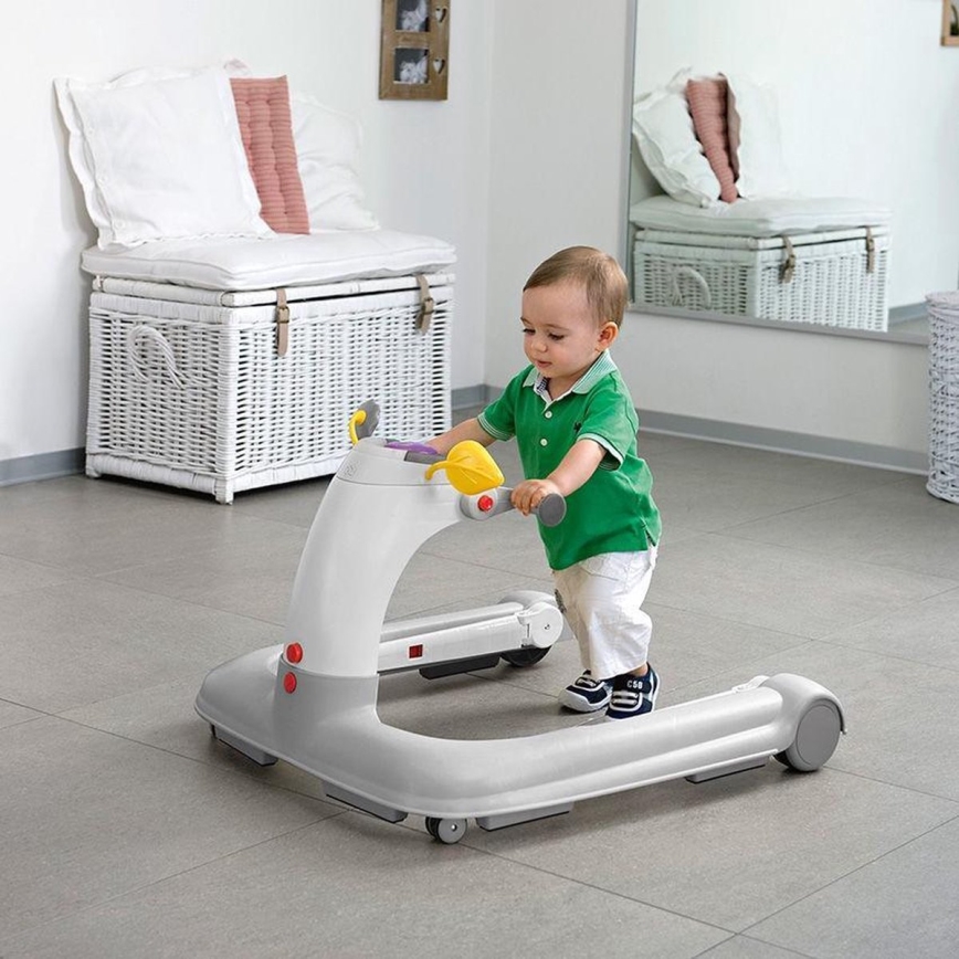 Chicco - Бебешка проходилка 1-2-3 сив