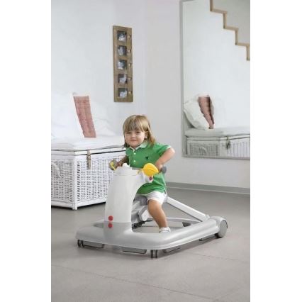Chicco - Бебешка проходилка 1-2-3 сив