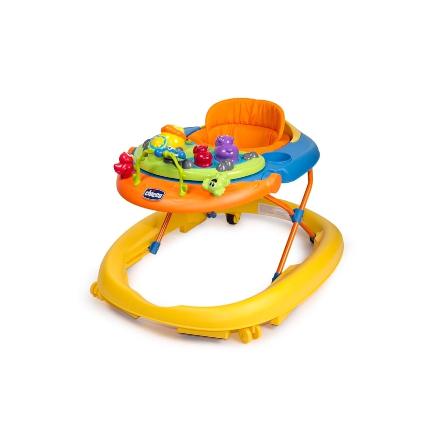 Chicco - Бебешка проходилка WALKY TALKY 2xAA жълти/син