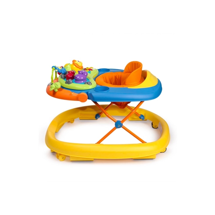 Chicco - Бебешка проходилка WALKY TALKY 2xAA жълти/син
