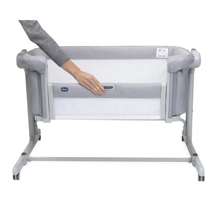 Chicco - Бебешка кошара 2в1 2v1 NEXT2ME MAGIC EVO светлосив