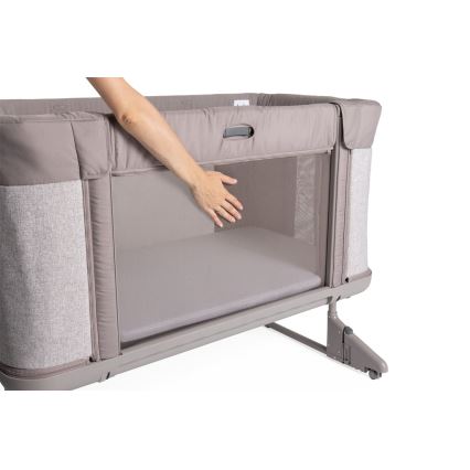 Chicco - Бебешка кошара 3в1 NEXT2ME FOREVER сив
