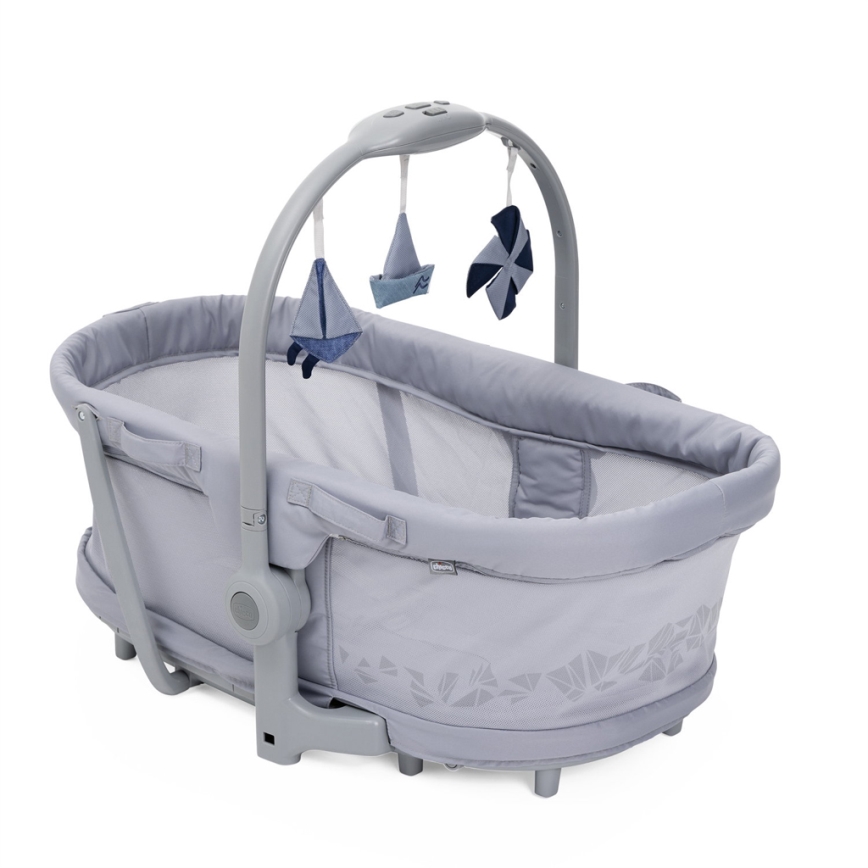 Chicco - Бебешка кошара 5в1 BABY HUG PRO сив