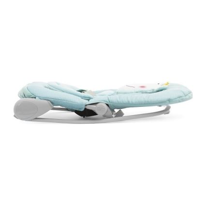 Chicco - Бебешки вибриращ шезлонг с мелодия BALLOON Froggy 2xAA + 1xLR20 син