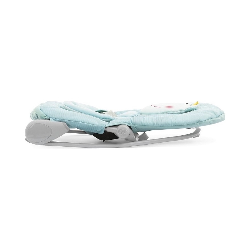 Chicco - Бебешки вибриращ шезлонг с мелодия BALLOON Froggy 2xAA + 1xLR20 син
