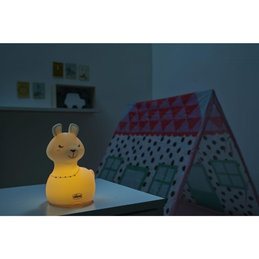 Chicco - Детска нощна лампа SWEET LIGHTS лама