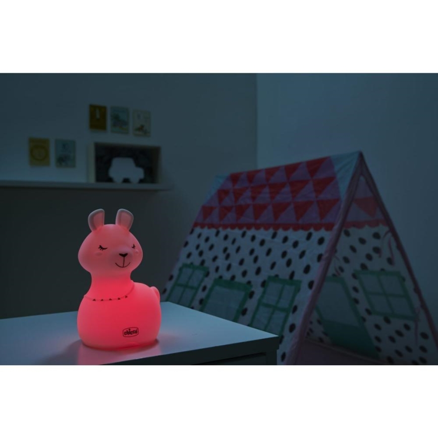 Chicco - Детска нощна лампа SWEET LIGHTS лама