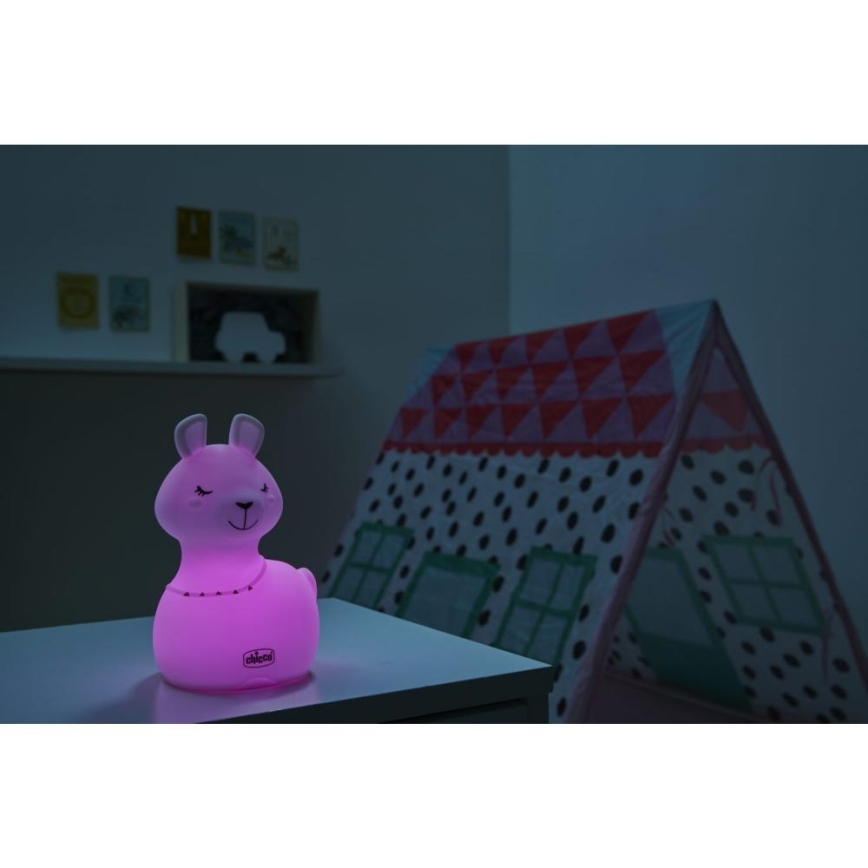 Chicco - Детска нощна лампа SWEET LIGHTS лама