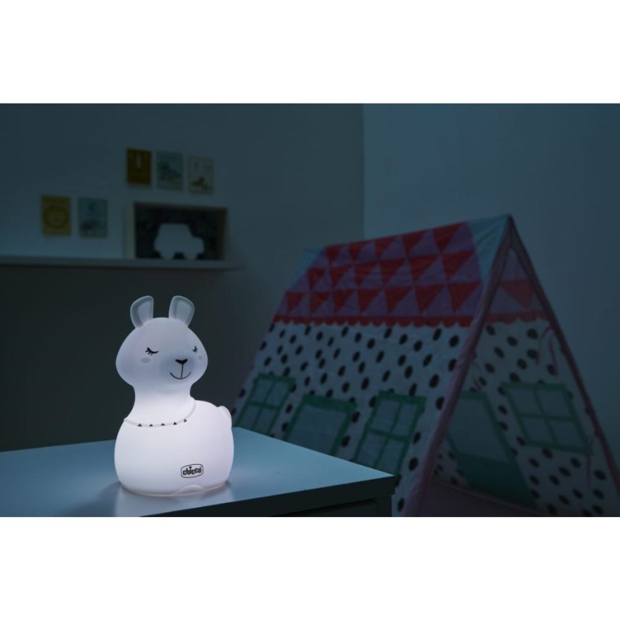 Chicco - Детска нощна лампа SWEET LIGHTS лама