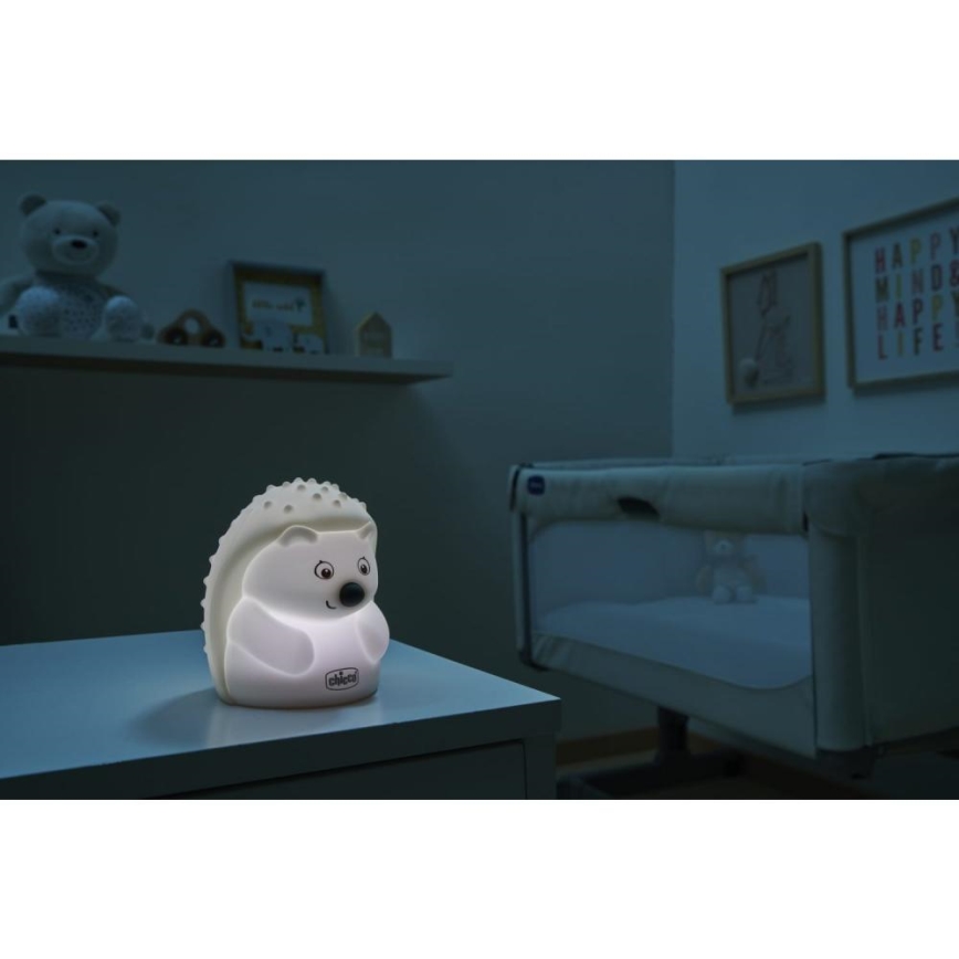 Chicco - Детска нощна лампа SWEET LIGHTS таралеж